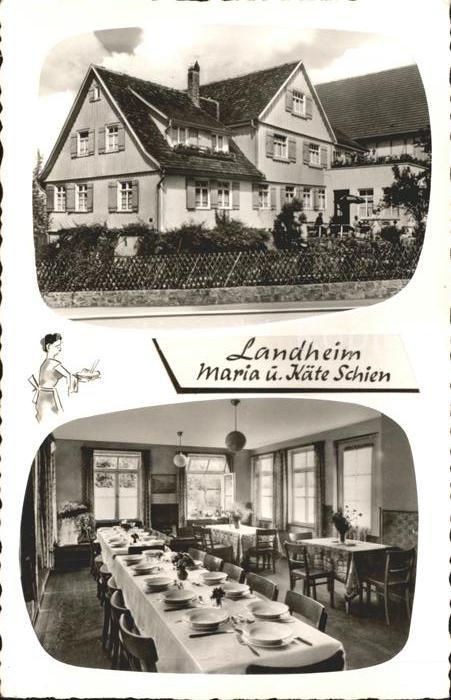 Eutendorf Landheim Maria Kaete Schien