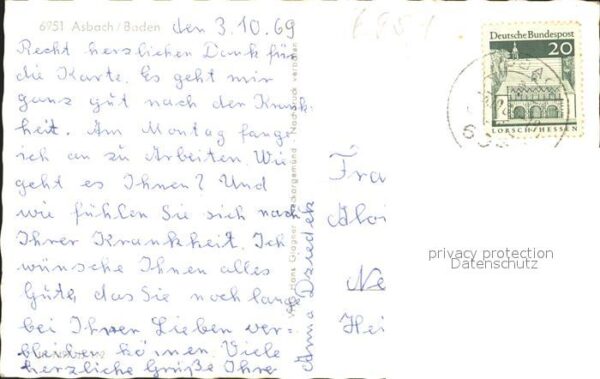Obrigheim Baden Asbach Kirche – Bild 2