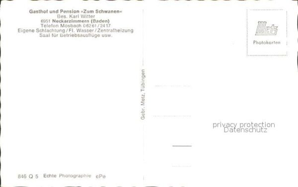 Neckarzimmern Gasthof zum Schwanen – Bild 2