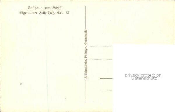 Schoenmuenzach Gasthaus zum Schiff – Bild 2