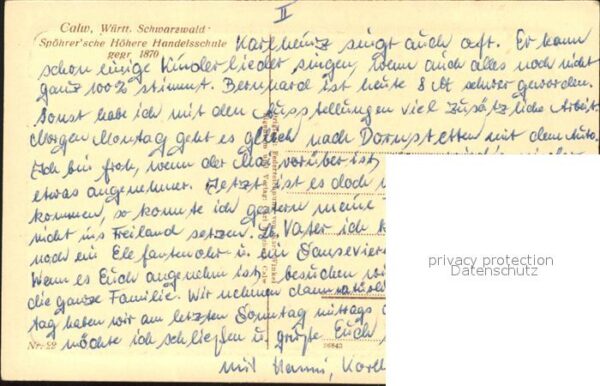 Calw Spoehre'sche Hoehere Handelsschule – Bild 2