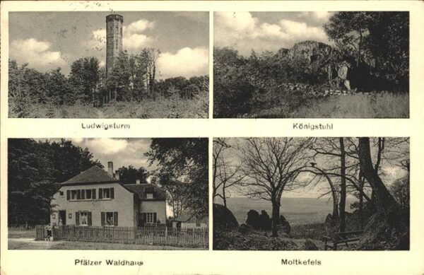 Donnersberg Ludwigsturm Koenigstuhl Molkefels Pfaelzer Waldhaus