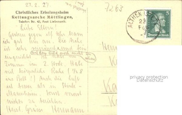 Moettlingen Christliches Erholungsheim Rettungsarche – Bild 2