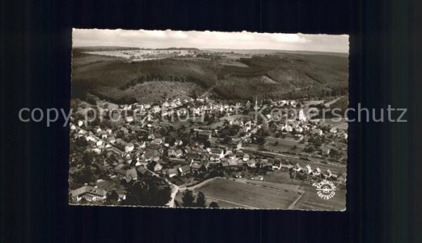 Zell Odenwald Konditorei Cafe Orth Fliegeraufnahme