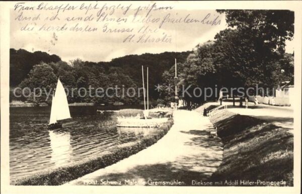 Malente-Gremsmuehlen Dieksee mit A.H. Promenade