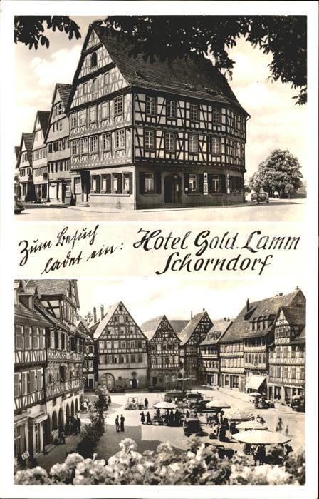 Schorndorf Wuerttemberg Hotel Goldener Lamm