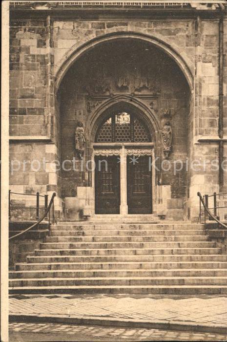 Schorndorf Wuerttemberg Stadtkirche Noerdlicher Hauptportal