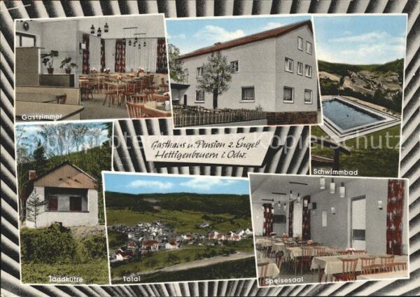 Hettigenbeuern Gasthaus zum Engel Schwimmbad Gastzimmer Speisesaal