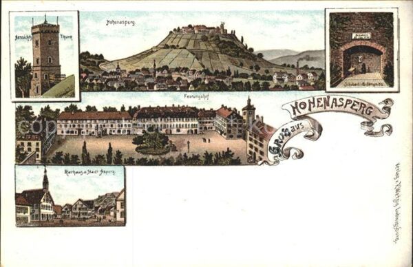Hohenasperg Rathaus Stadt Aussichtsturm Festungshof