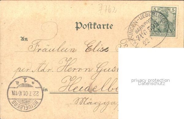 Ludwigshafen Bodensee Bahnpost Hafen Zollamt Hotel Adler – Bild 2