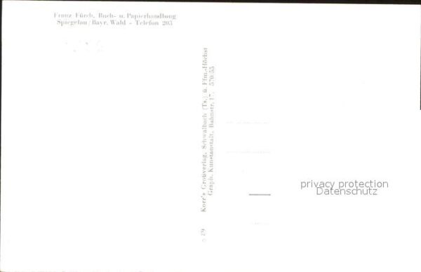 Spiegelau Franz Fuerch Buch- Papierhandlung – Bild 2