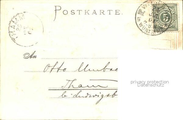 Wildbad Schwarzwald Litho – Bild 2