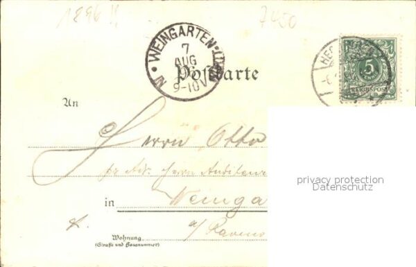 Hechingen Suedseite von Burg Hohenzollern Rathaus – Bild 2
