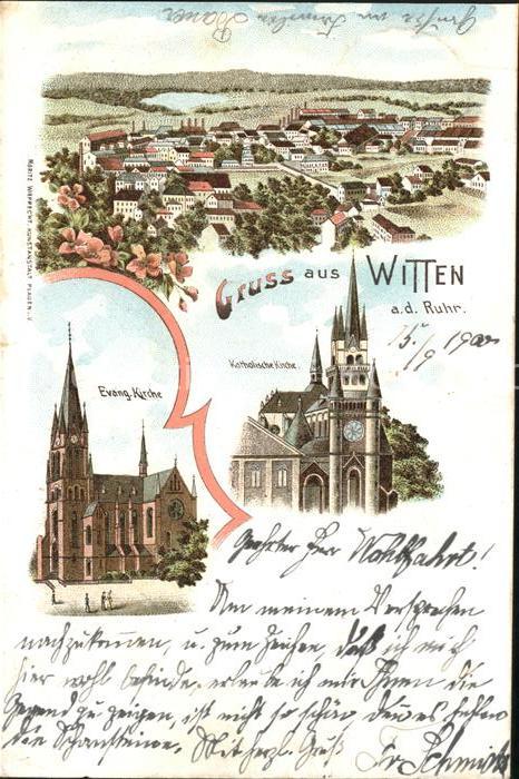 Witten Ruhr Ev.Kirche Kath. Kirche