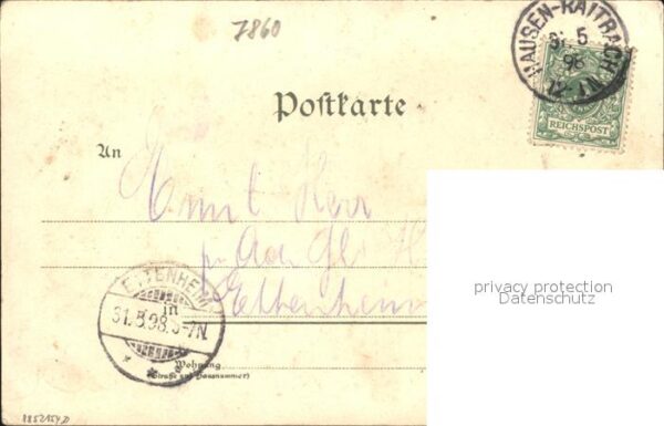 Schopfheim Schwigmatt Werathal Litho Aussichtsthurm – Bild 2
