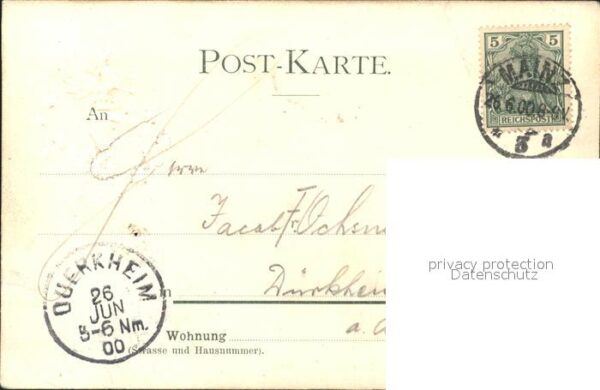 Mainz Rhein Johannes Guterberg Meinz von Castel aus – Bild 2