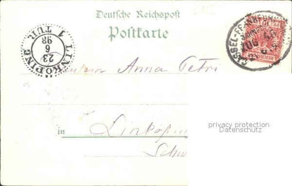 Bad Nauheim Bahnpost Postamt Kurstrasse Baedenhaeuser Bahnhofstrasse – Bild 2