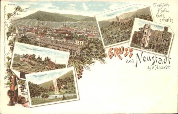 Neustadt Haardt Schloesschen Koenigsmuehle Magdenburg Burghof