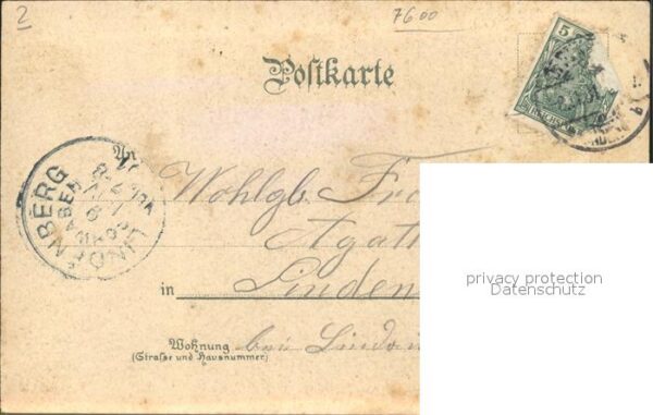 Offenburg Litho Zwinger Anlagen Kopf Gaften – Bild 2