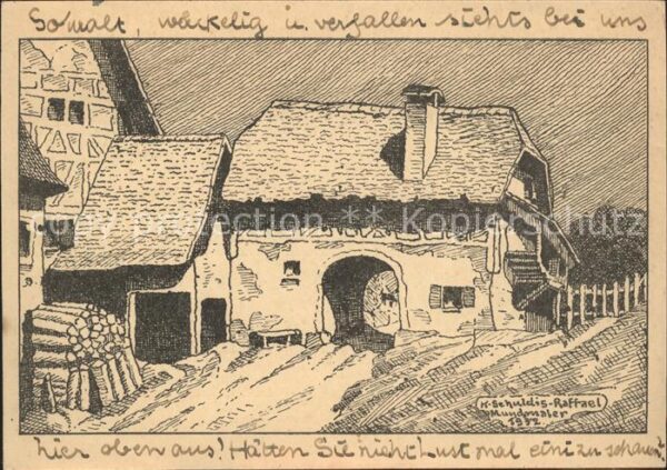 Malterdingen Altes Torhaeusle K. Schuldis.Raffael Mundmaler