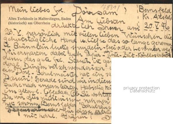 Malterdingen Altes Torhaeusle K. Schuldis.Raffael Mundmaler – Bild 2