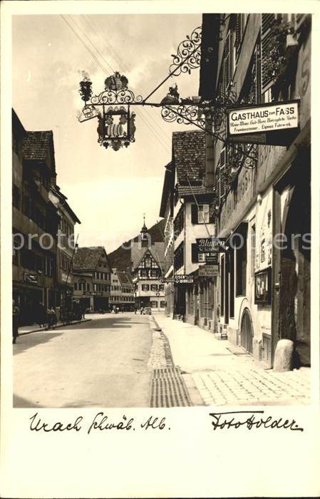 Urach Bad Gasthaus zum Fass Strasse