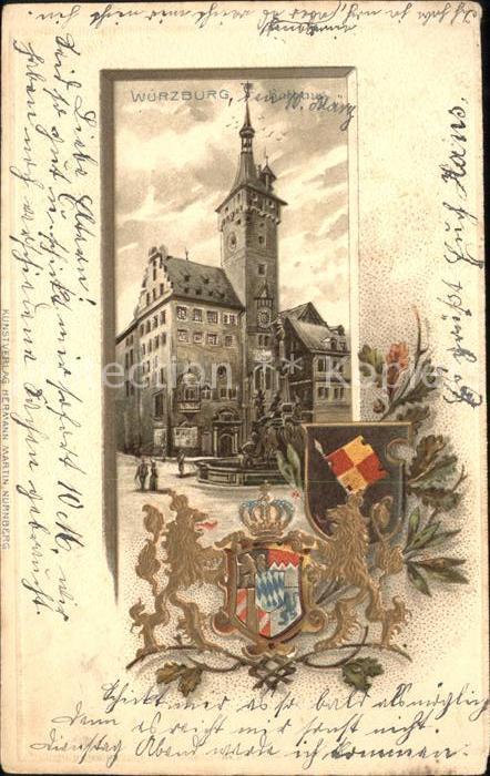 Wuerzburg Kirche Wappen