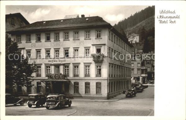 Wildbad Schwarzwald Hotel Post Autos