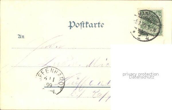 Mannheim Hof-Theater Schiller-Denkmal Planken – Bild 2