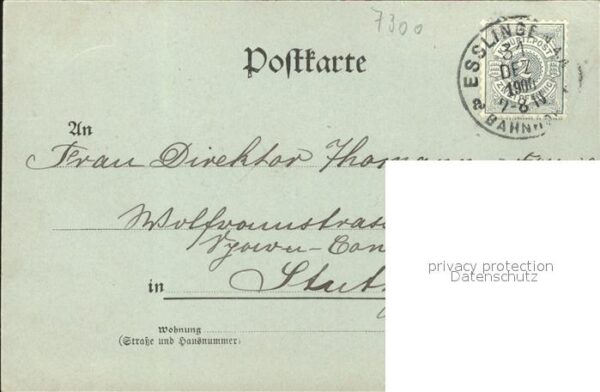 Esslingen Neckar Neujahrskarte – Bild 2