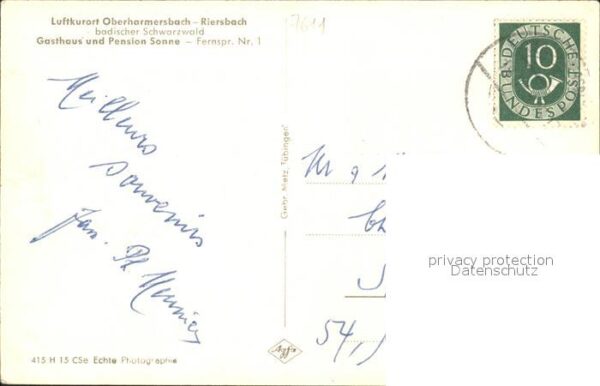Oberharmersbach Gasthaus Pension zur Sonne – Bild 2