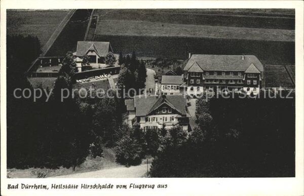 Bad Duerrheim Heilstaette Hirschhalde Fliegeraufnahme