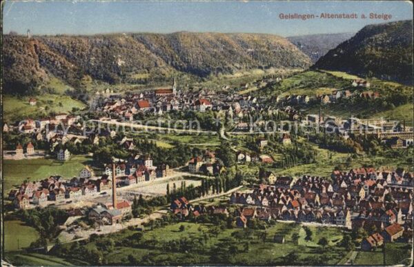 Geislingen Steige Vogelperspektive