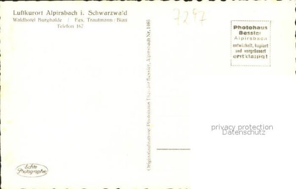 Alpirsbach Waldhotel Burghalde – Bild 2