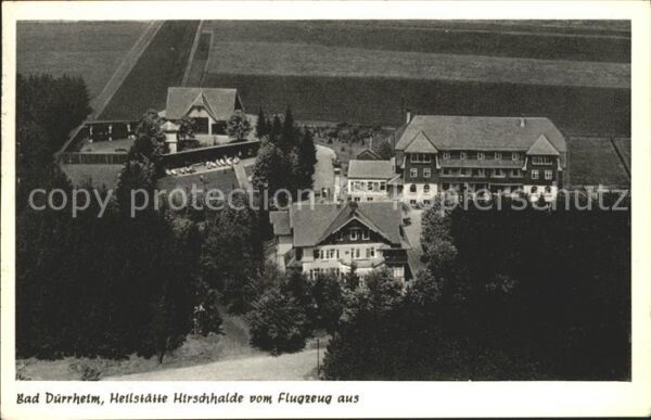 Bad Duerrheim Fliegeraufnahme Heilstaette Hirschhalde