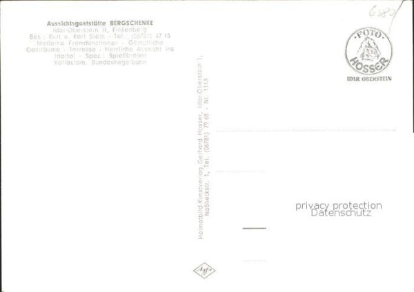 Idar-Oberstein Restaurant Bergschenke Kegelbahn – Bild 2
