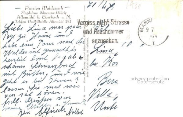 Allemuehl Pension Waldesruh – Bild 2