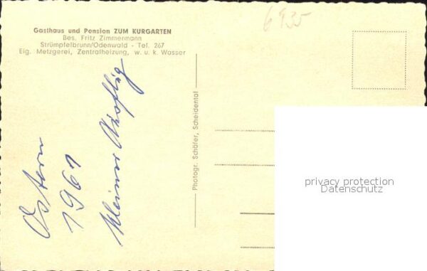 Struempfelbrunn Gasthaus Pension zum Kurgarten – Bild 2