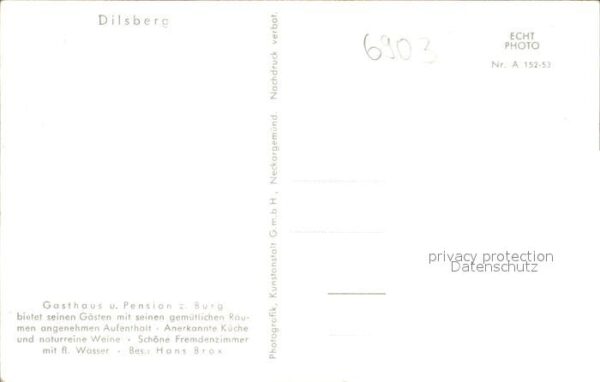 Dilsberg Gasthaus Pension zur Burg – Bild 2