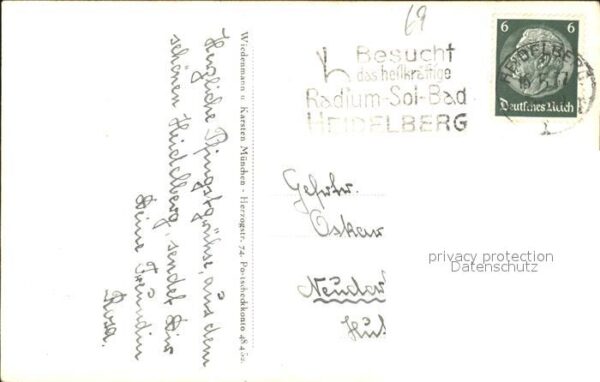 Heidelberg Neckar Neckaransicht und Wohnhaus – Bild 2