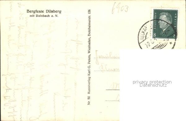 Dilsberg Bergfeste mit Rainbach am Neckar – Bild 2