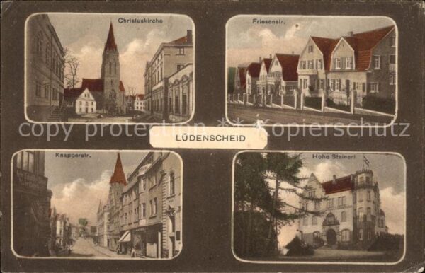 Luedenscheid Christuskirche Friesenstr. Knapperstr. Hohe Steinert