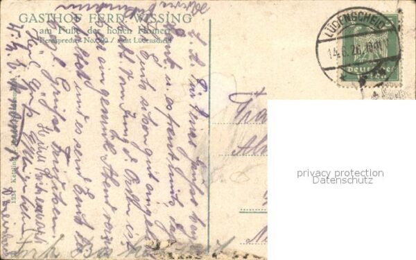 Luedenscheid Aussichtsturm Gasthof Ferd. Wissing – Bild 2