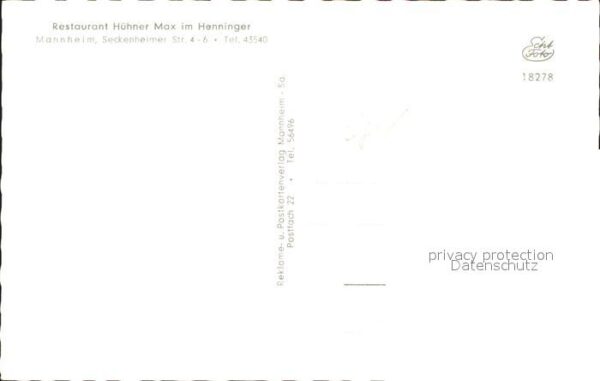 Mannheim Restaurant Huehner Max im Henninger – Bild 2