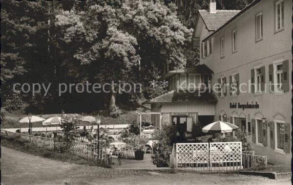 Marxzell Karsruhe BW Waldhotel Bergschmiede