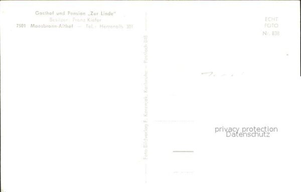 Moosbronn Gasthof Zur Linde – Bild 2