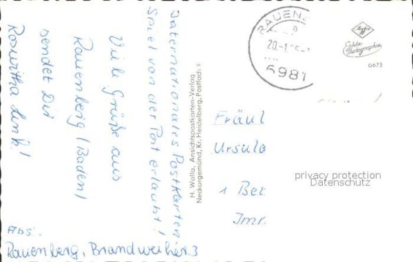 Rauenberg Kraichgau Rathaus Schule Kindergarten Kirchpartie – Bild 2