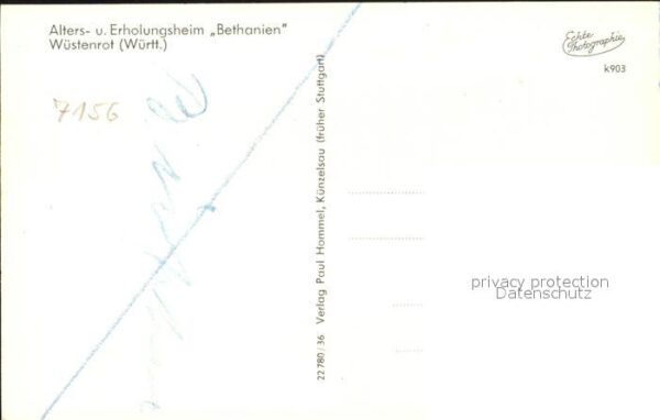 Wuestenrot Alters- u. Erholungsheim Bethanien – Bild 2