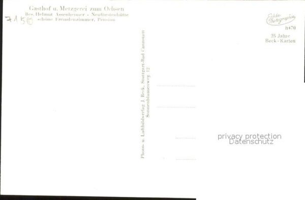Neufuerstenhuette Gasthof u. Metzgerei zum Ochsen – Bild 2