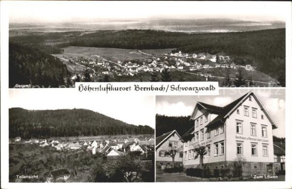 Bernbach Bad Herrenalb Gasthauf u. Pension zum Loewen